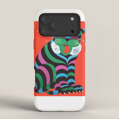 1975 CYRK Polish Circus Tiger Advertising Poster iPhone Case
