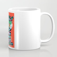 1975 CYRK Polish Circus Tiger Advertising Poster Coffee Mug
