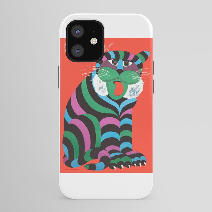 1975 CYRK Polish Circus Tiger Advertising Poster iPhone Case