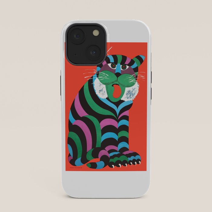 1975 CYRK Polish Circus Tiger Advertising Poster iPhone Case