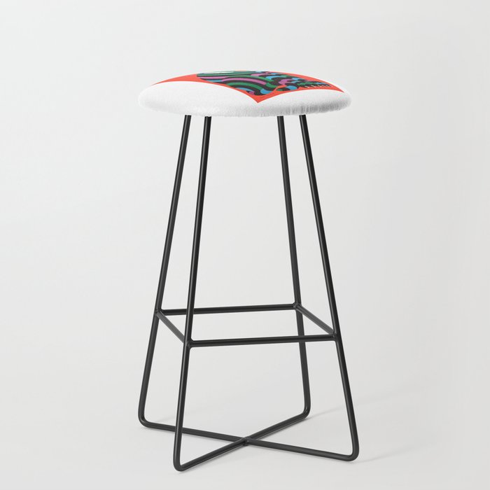 1975 CYRK Polish Circus Tiger Advertising Poster Stool