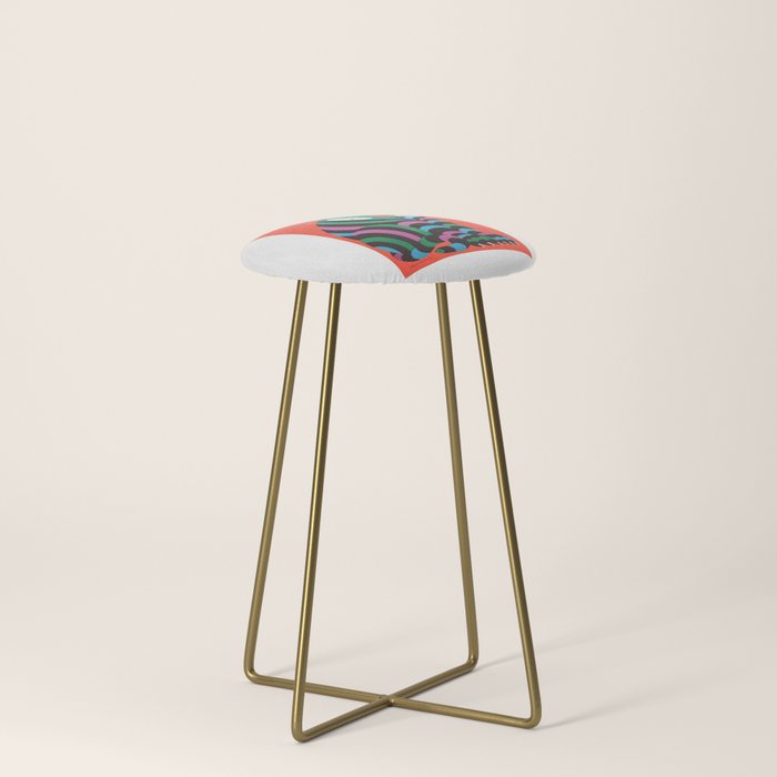 1975 CYRK Polish Circus Tiger Advertising Poster Stool