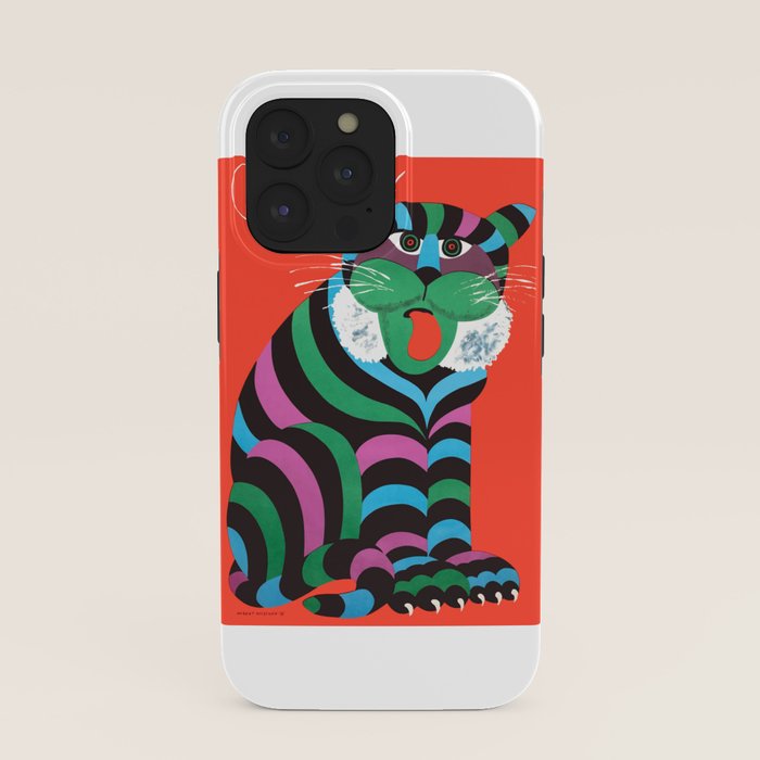 1975 CYRK Polish Circus Tiger Advertising Poster iPhone Case