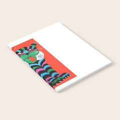 1975 CYRK Polish Circus Tiger Advertising Poster Notebook