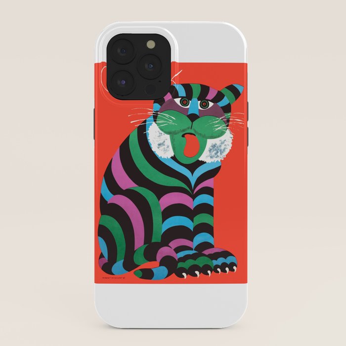 1975 CYRK Polish Circus Tiger Advertising Poster iPhone Case