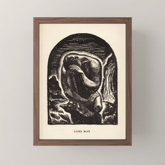 "Lone Man" by Rockwell Kent (1919) Mini Art Print