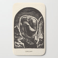 "Lone Man" by Rockwell Kent (1919) Bath Mat