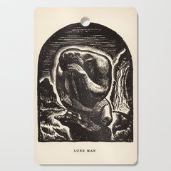 "Lone Man" by Rockwell Kent (1919) Cutting Board