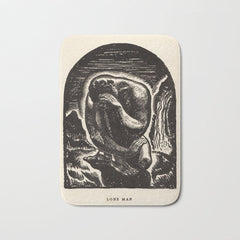"Lone Man" by Rockwell Kent (1919) Bath Mat