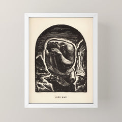 "Lone Man" by Rockwell Kent (1919) Mini Art Print