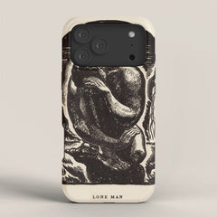 "Lone Man" by Rockwell Kent (1919) iPhone Case