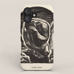 "Lone Man" by Rockwell Kent (1919) iPhone Case