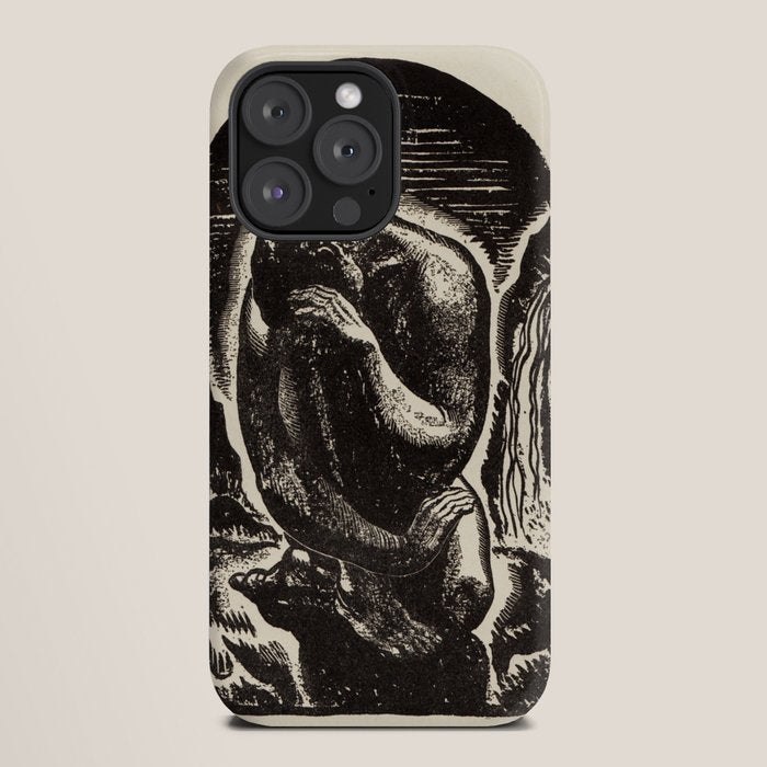 "Lone Man" by Rockwell Kent (1919) iPhone Case