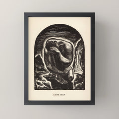"Lone Man" by Rockwell Kent (1919) Mini Art Print
