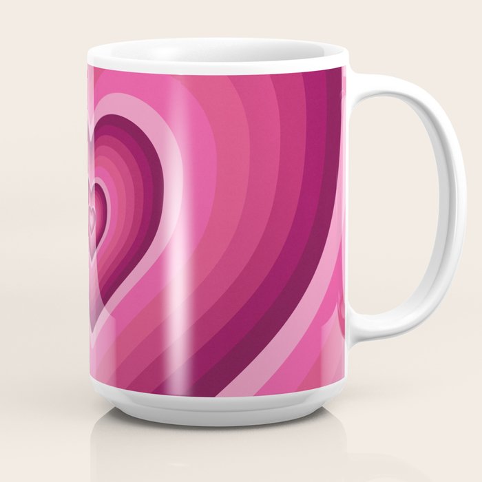 70's Heart Coffee Mug