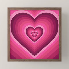 70's Heart Mini Art Print