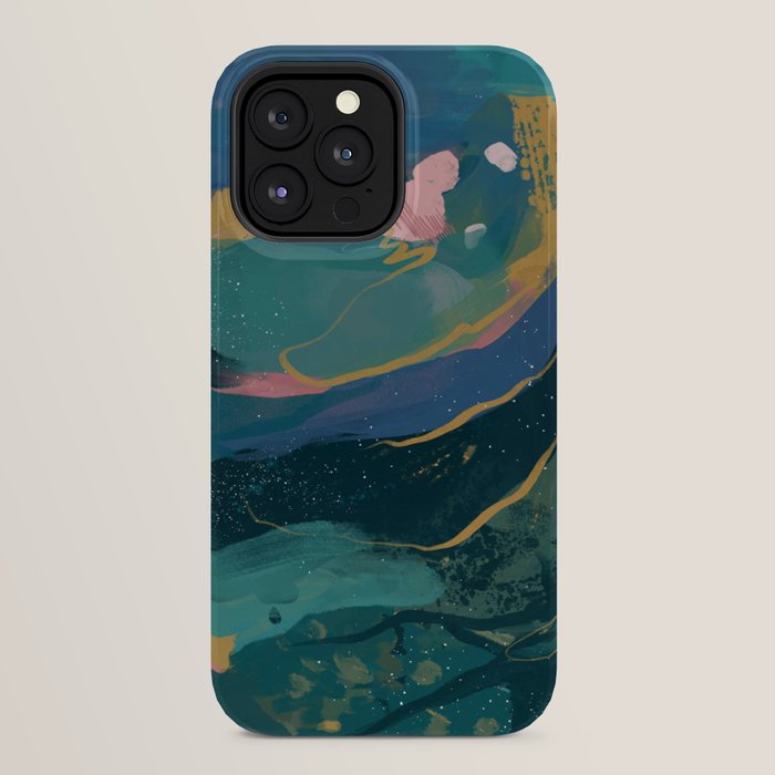 "You Are Worthy" Midnight Background iPhone Case