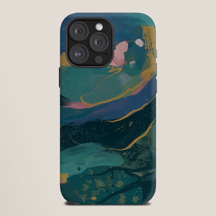 "You Are Worthy" Midnight Background iPhone Case