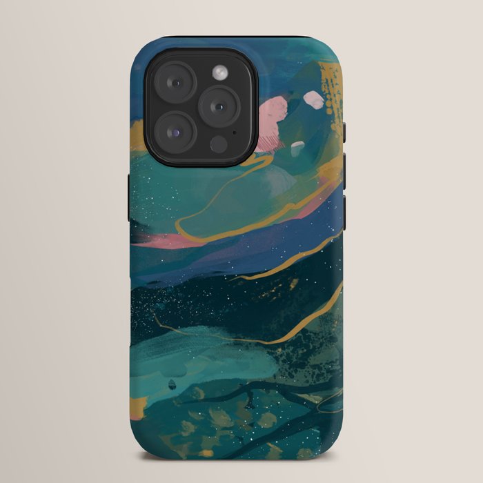 "You Are Worthy" Midnight Background iPhone Case