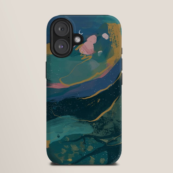 "You Are Worthy" Midnight Background iPhone Case
