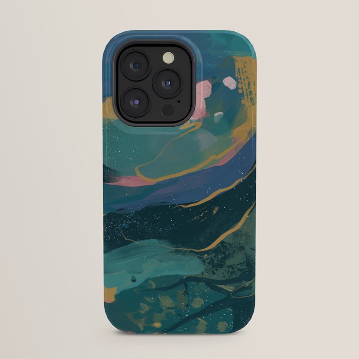 "You Are Worthy" Midnight Background iPhone Case