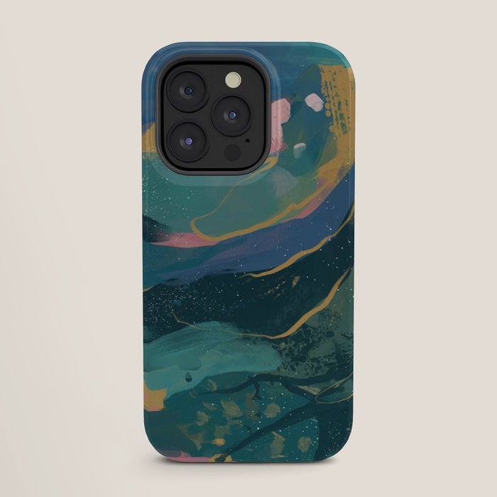 "You Are Worthy" Midnight Background iPhone Case