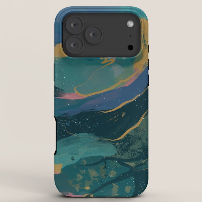 "You Are Worthy" Midnight Background iPhone Case