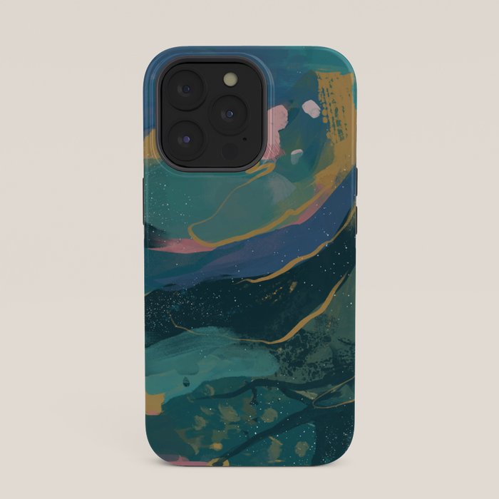"You Are Worthy" Midnight Background iPhone Case