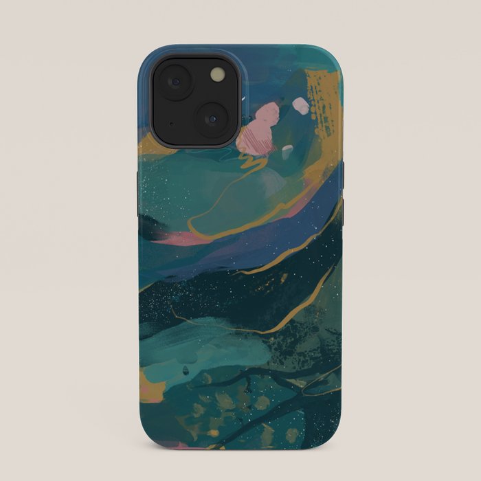 "You Are Worthy" Midnight Background iPhone Case