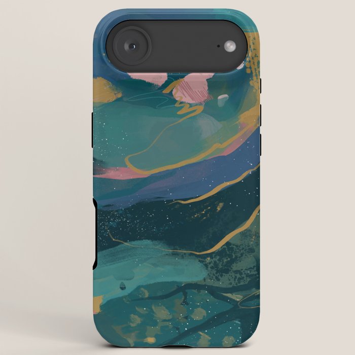 "You Are Worthy" Midnight Background iPhone Case