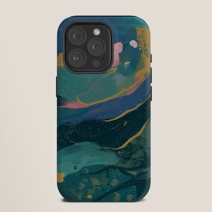 "You Are Worthy" Midnight Background iPhone Case