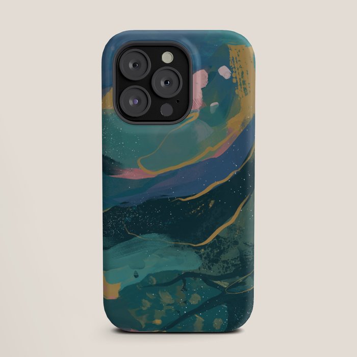 "You Are Worthy" Midnight Background iPhone Case