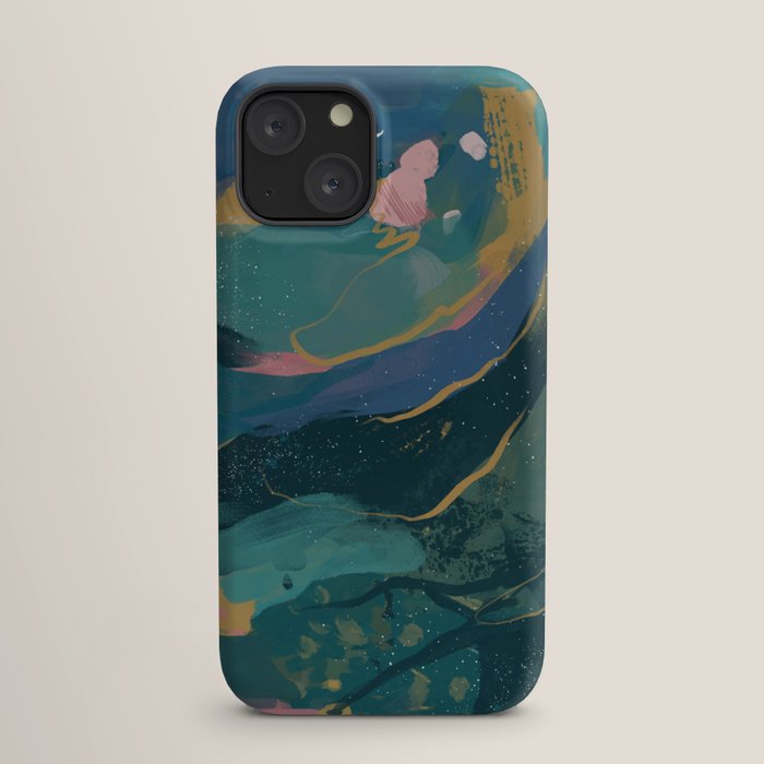 "You Are Worthy" Midnight Background iPhone Case