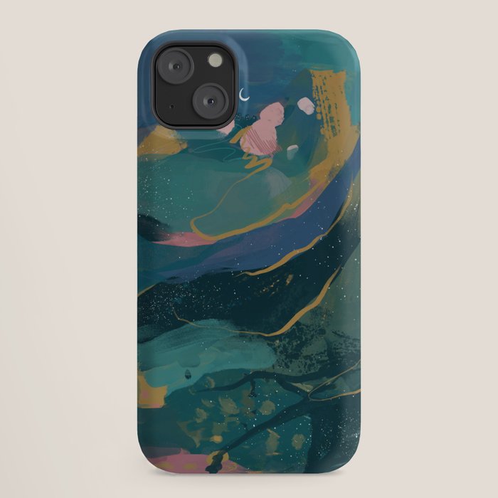 "You Are Worthy" Midnight Background iPhone Case