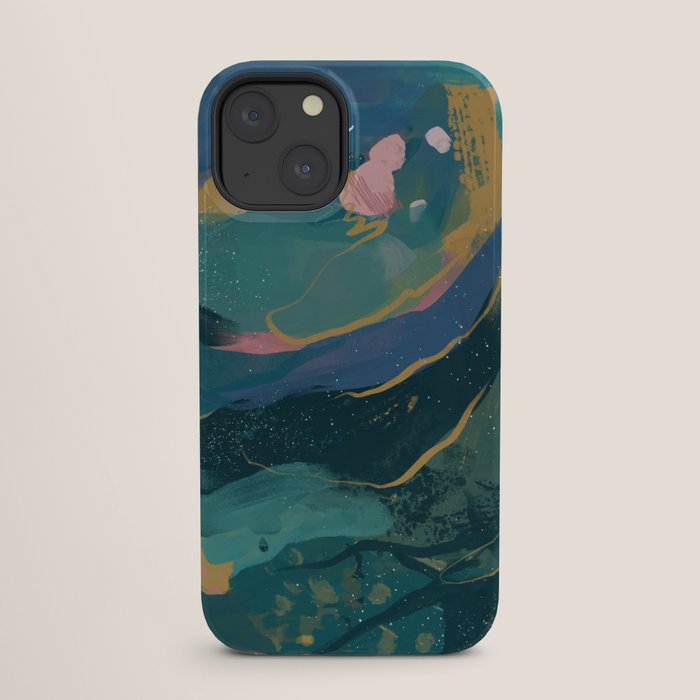 "You Are Worthy" Midnight Background iPhone Case