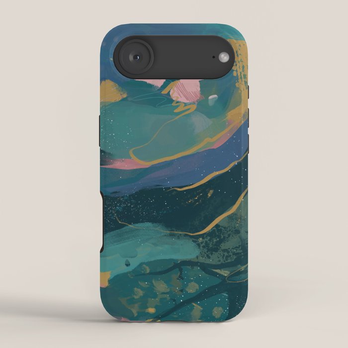 "You Are Worthy" Midnight Background iPhone Case