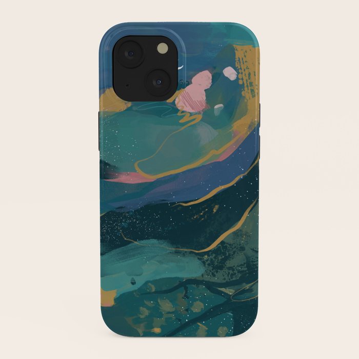 "You Are Worthy" Midnight Background iPhone Case