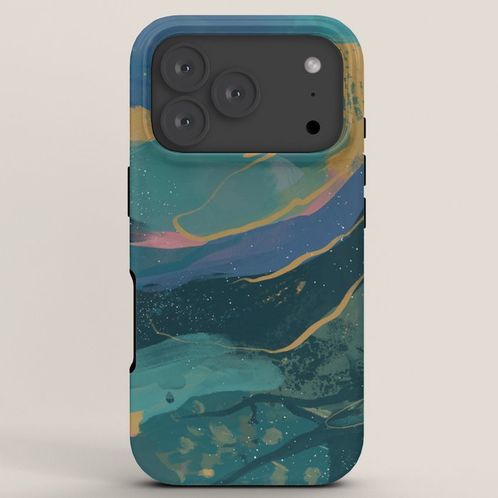 "You Are Worthy" Midnight Background iPhone Case