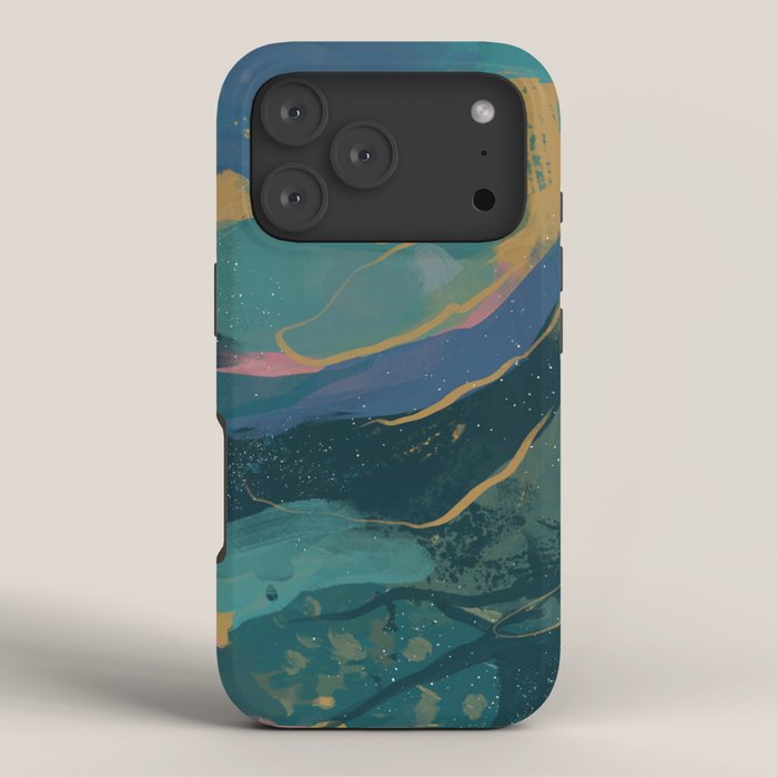 "You Are Worthy" Midnight Background iPhone Case