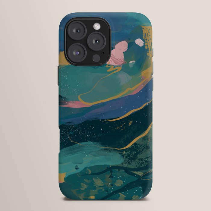 "You Are Worthy" Midnight Background iPhone Case