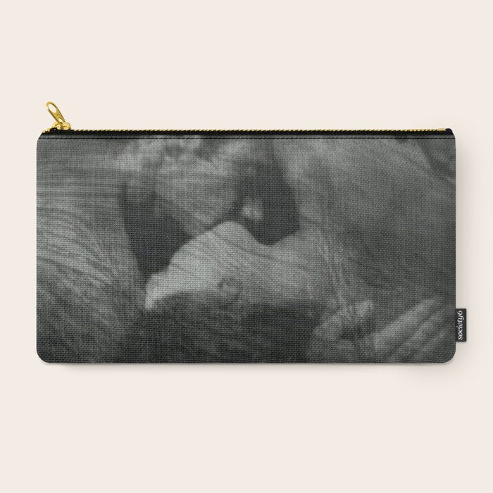 1912, The Kiss, Lovers black and white photography by Anne Brigmann Carry All Pouch
