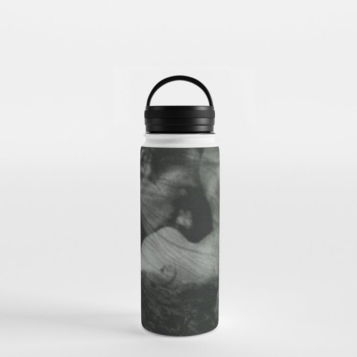 1912, The Kiss, Lovers black and white photography by Anne Brigmann Water Bottle