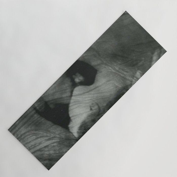 1912, The Kiss, Lovers black and white photography by Anne Brigmann Yoga Mat