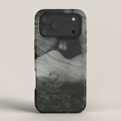1912, The Kiss, Lovers black and white photography by Anne Brigmann iPhone Case