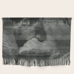1912, The Kiss, Lovers black and white photography by Anne Brigmann Wall Hanging