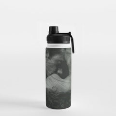 1912, The Kiss, Lovers black and white photography by Anne Brigmann Water Bottle