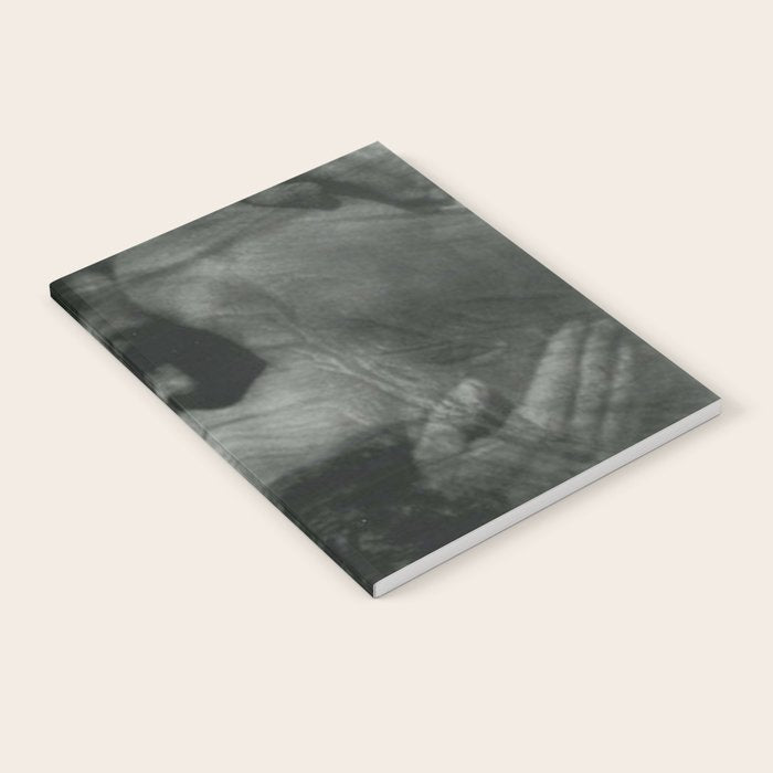 1912, The Kiss, Lovers black and white photography by Anne Brigmann Notebook