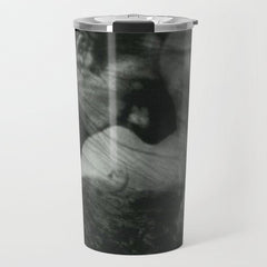 1912, The Kiss, Lovers black and white photography by Anne Brigmann Travel Mug