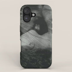 1912, The Kiss, Lovers black and white photography by Anne Brigmann iPhone Case