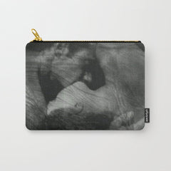 1912, The Kiss, Lovers black and white photography by Anne Brigmann Carry All Pouch